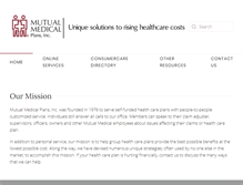 Tablet Screenshot of mutualmedical.com